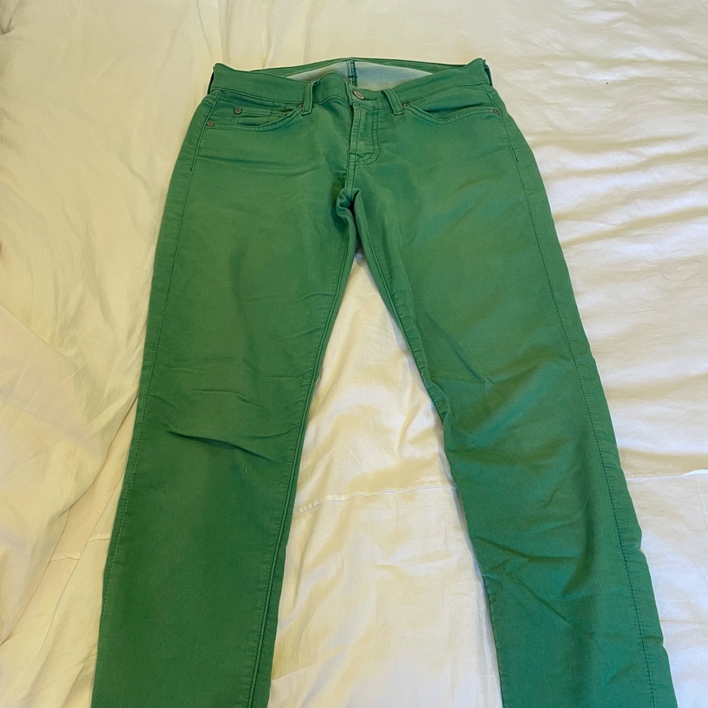 7 for All Mankind Jeans in Green Size 27